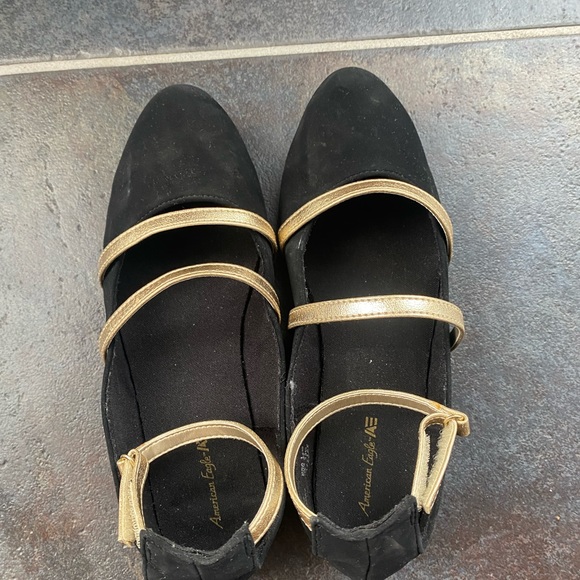 Ballet flats with ankle straps 1 - Picture 2 of 9